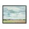 Stupell Industries Red Barn Farm Landscape Soft Blue Sky Framed Wall Art